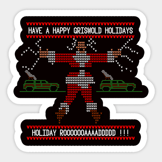 Griswold Christmas Sticker by Spikeani